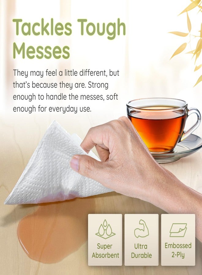 Reli. Bamboo Paper Towels (4 Pack, Jumbo) | Paper Towels Rolls 2 Ply | 125 Sheets/Roll, Full Size Sheets | Unbleached, Organic Rolls for Kitchen, Bathroom | 100% Bamboo - Image 5